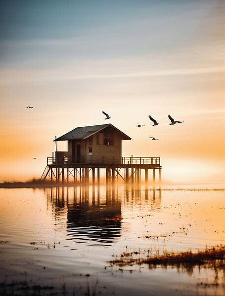 Sunrise in nature by fernlichtsicht