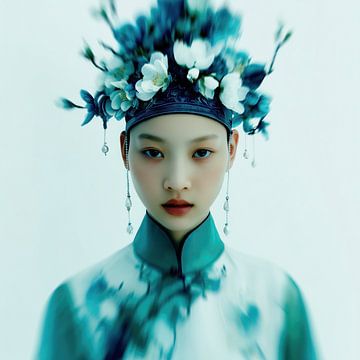 Impératrice des fleurs d'hiver sur PixelMint.