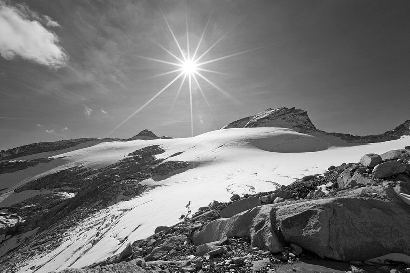 Sunshine over the Granatspitze in SW by Christa Kramer