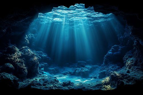 leven onder water achtergrond