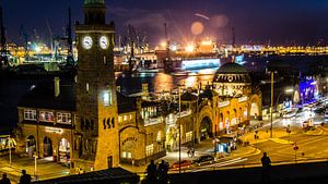 Deutschland Hamburg Landungsbrücken