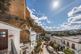 ESP, Spain, Setenil de las Bodegas, Plaza de Andalucía by Christoph Hermann