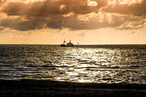 Mooie zonsondergang, landschapsfotografie