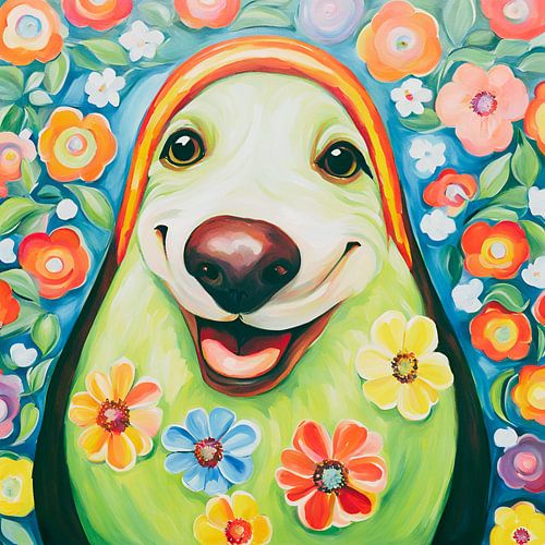 Dog Son Snoosy Schilderij