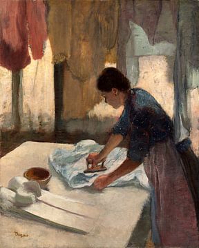 Frau Bügeln, Edgar Degas