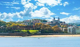 Blick auf den Palast von San Sebastian in Spanien von Ivo de Rooij