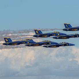 Escadron de démonstration aérienne de la marine, les Blue Angels. sur Jaap van den Berg