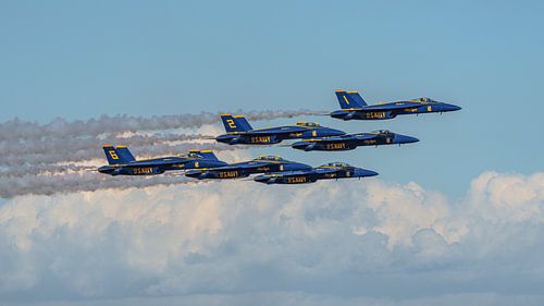 Navy Flight Demonstration Squadron Blue Angels.