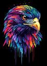 Kleurrijke Milan in pop-artstijl met druppeleffect van Pixelbull Design thumbnail