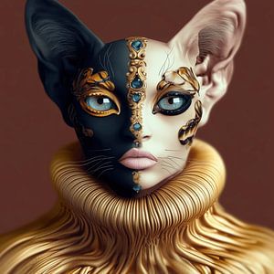 Catwoman in der Mode Mode