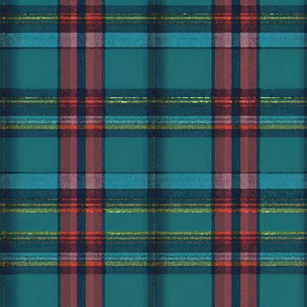 Vintage Plaid # IV by Whale & Sons