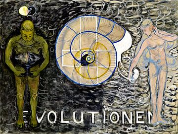 Hilma Af Klint Serie Evolutie Nr. 4 van Vivanne
