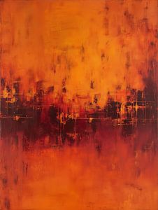 Oranje is het Nieuwe Zwart | Abstracte kunst