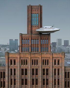 UFO op de Inktpot in Utrecht van Bas van Setten