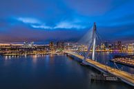 Rotterdam à l'horizon au coucher du soleil par Marco Faasse Aperçu