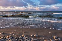 Winter on shore of the Baltic Sea