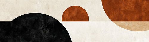 Abstrakte Terrakotta Kunst | Abstrakte Terrakotta Schwarz