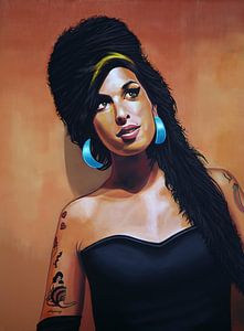 Amy Winehouse painting von Paul Meijering