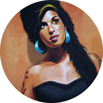Amy Winehouse schilderij van Paul Meijering