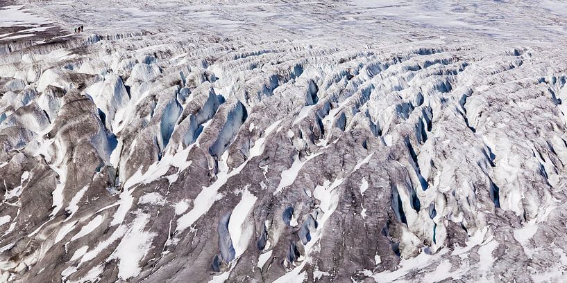 Gletschertrekking auf dem Rhonegletscher in der Schweiz von Werner Dieterich