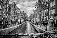 Oudezijds Achterburgwal Amsterdam van Melanie Viola thumbnail