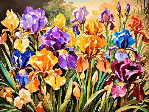 Irises Garden