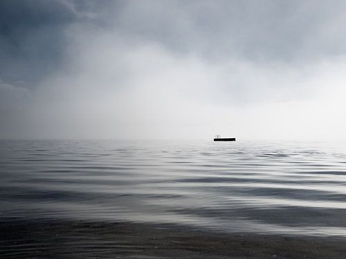 Foggy Beach sur Sebastian Schuster