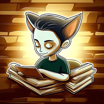 De geleerde van de verborgen tomes van Vythryd Arts