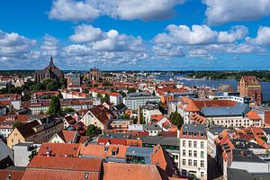 Blick auf die Hansestadt Rostock