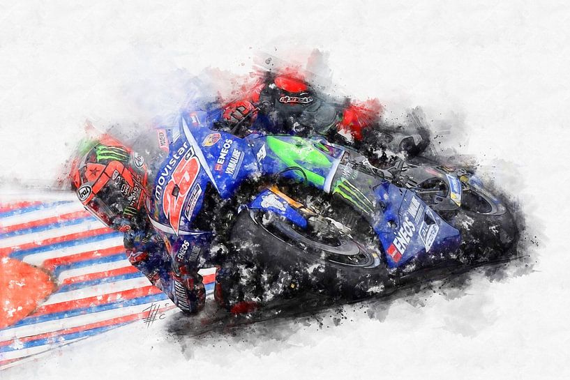 Maverick Vinales, Yamaha van Theodor Decker