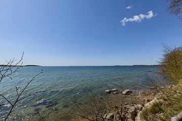 Natuurlijk strand in de Goor, Lauterbach op het eiland Rügen van GH Foto & Artdesign