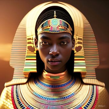 Egyptische vrouw van Gelissen Artworks