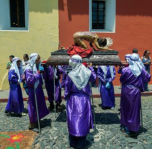 Guatemala: Paasprocessie (Antigua)