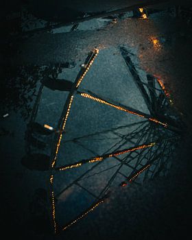 Riesenrad auf dem Jahrmarkt