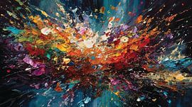 Abstrakte Spritzer Kunst von Harry Stok