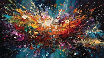 Abstract splash Art by Harry Stok
