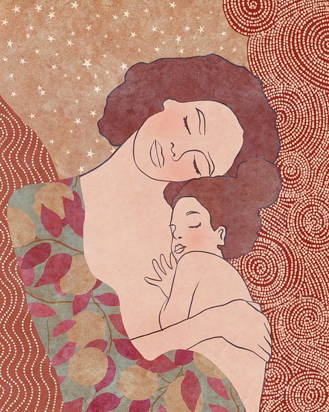 Mother And Daughter by Cats & Dotz