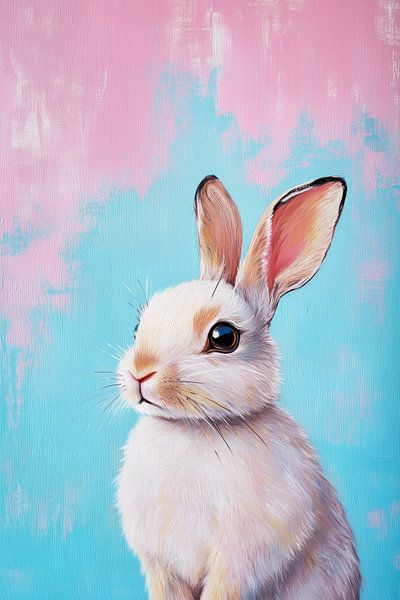 Weisser Hase von ARTemberaubend