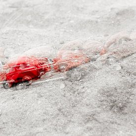 Beetle in the sand by pauline smale