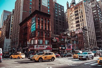 Hallo Taxi! (New York) von Dennis van den Worm