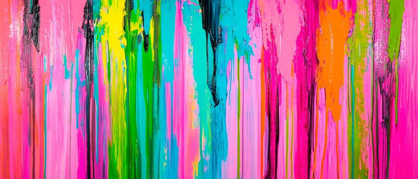 Colour explosion on texture by Poster Art Shop