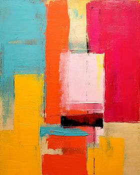 Colorée, moderne et abstraite