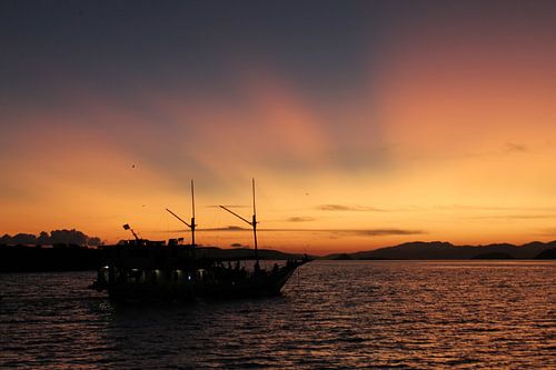 Sonnenuntergang auf dem Meer