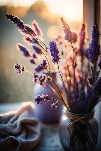 Lavender And Sunset by Treechild