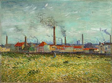 Fabriken in Clichy, Vincent van Gogh