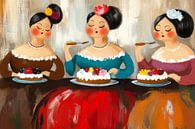 Eating cake with my friends by Studio Allee thumbnail
