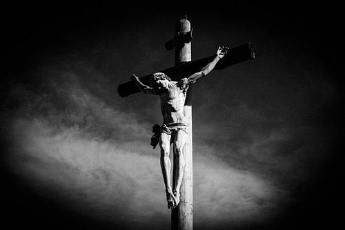 Mountain cross in the Dolomites