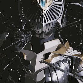 Lunettes Ryuki Kamen sur Shieru Art