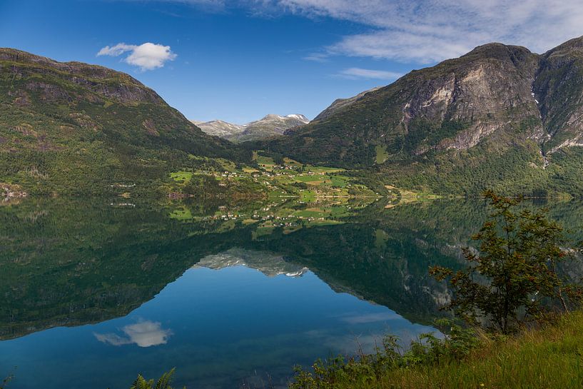 Réflexions sur l'eau, Norvège par Adelheid Smitt