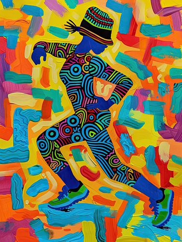 Rhythmische Farbexplosion